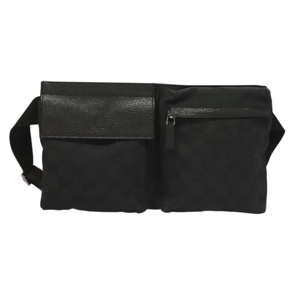 Gucci GG Canvas Waist Bag Black